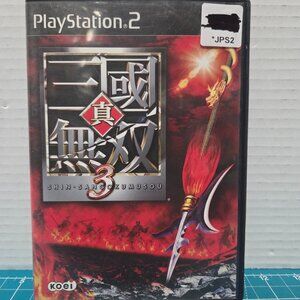 Shin Sangoku Musou 3 Sony Playstation PS2 Japanese CIB Complete